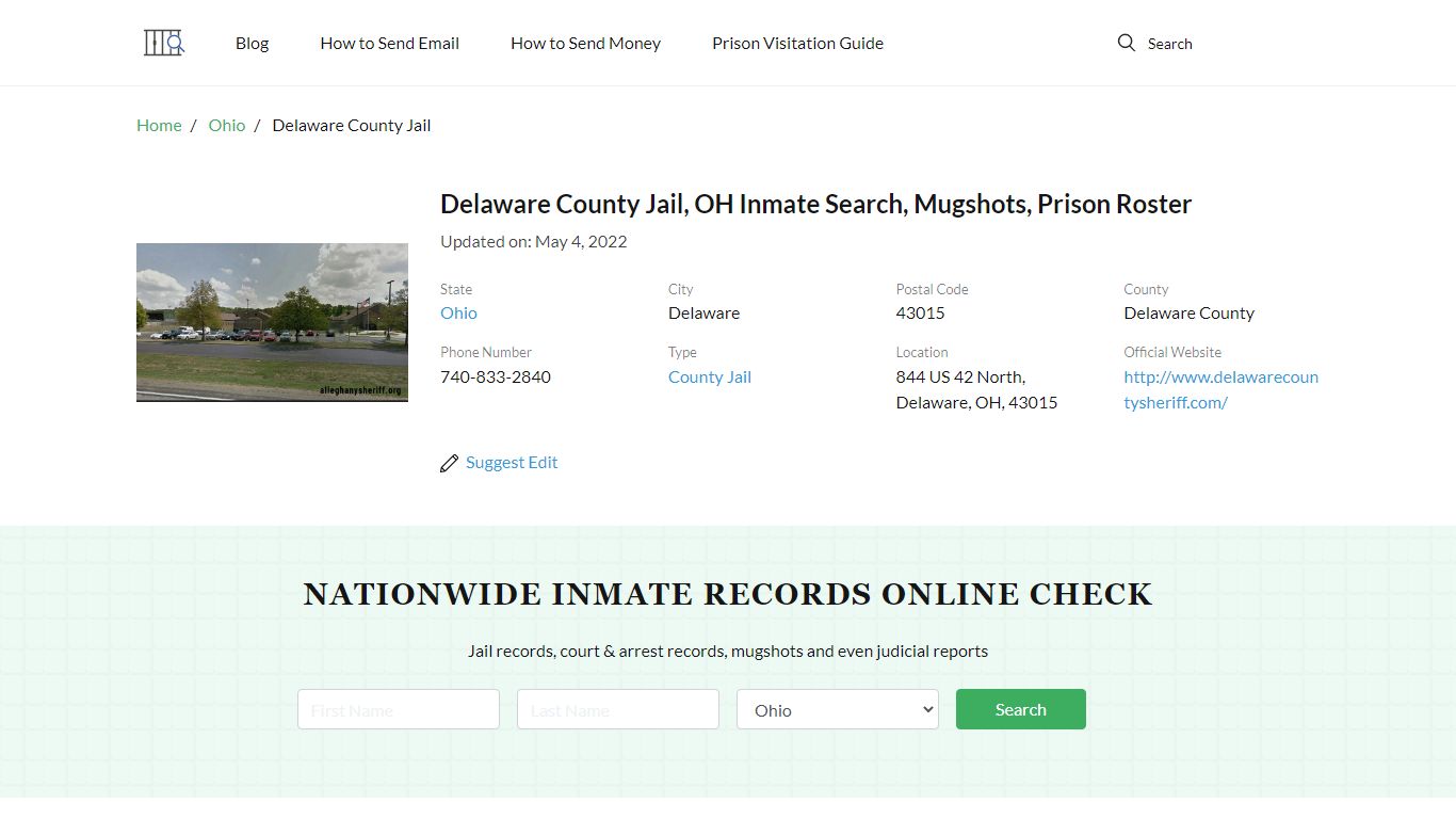 Delaware County Jail, OH Inmate Search, Mugshots, Prison ...