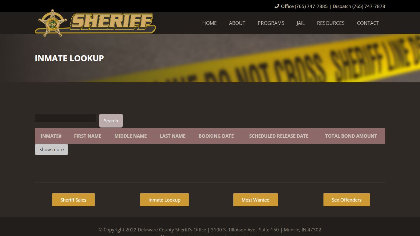 Inmate Lookup - Delaware County Sheriff